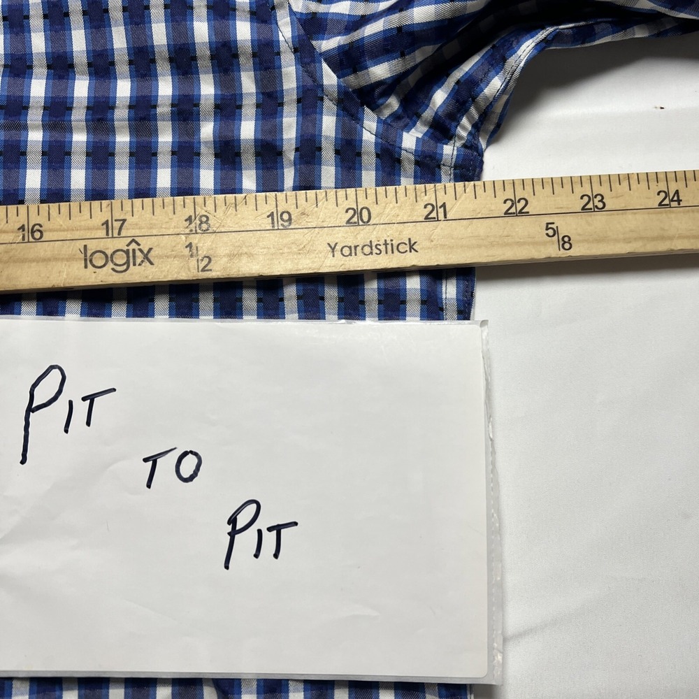 Robert Graham Tailored Fit Men Medium Cotton Long Sleeve Button Up Shirt - Picture 9 of 10